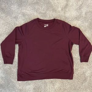 Terra and Sky Maroon Crewneck